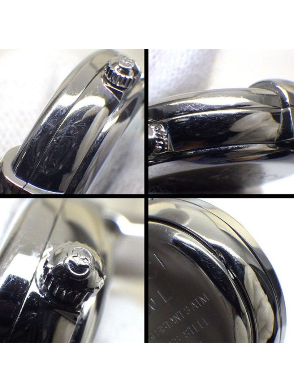 Gucci Watch Bangle Round GG Sunray Silver Dial SS - Picture 6 of 12